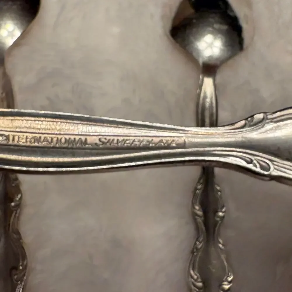 International Silverplate Interlude Spoons Set of 4 Flatware